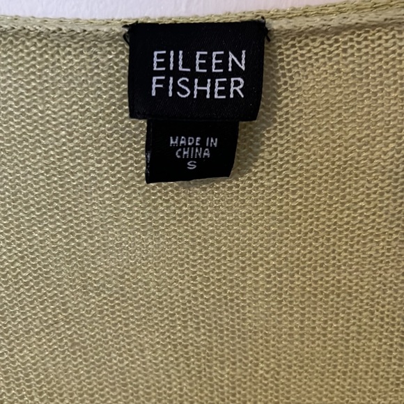 Eileen Fisher Light Green Cardigan - Picture 3 of 3